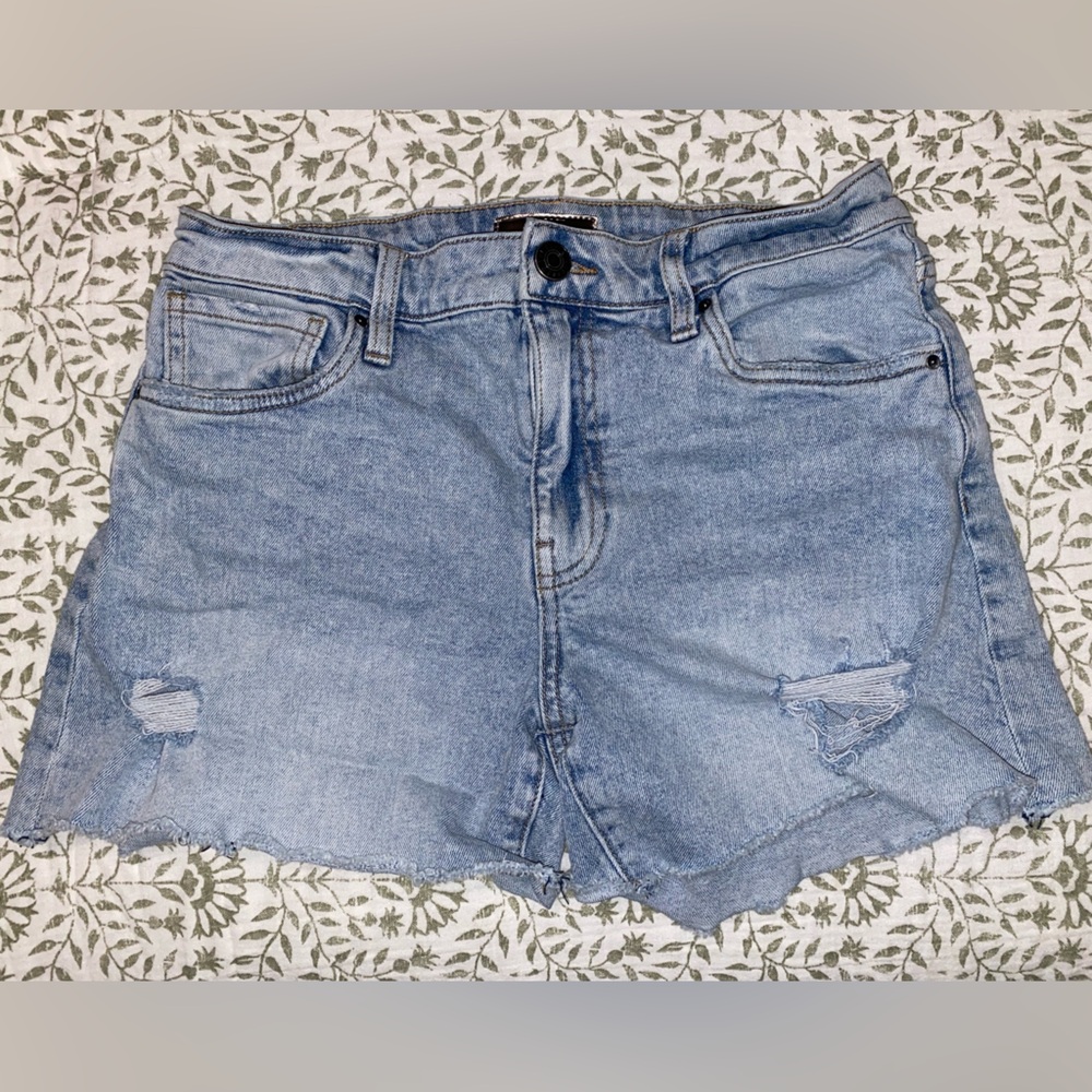 Kut from the Kloth JANE Light Blue High Rise‎ Denim Shorts